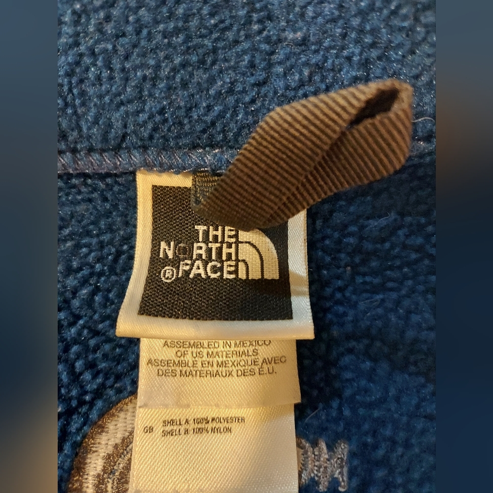 The North Face Cozy Blue Fleece Vest - Picture 3 of 7